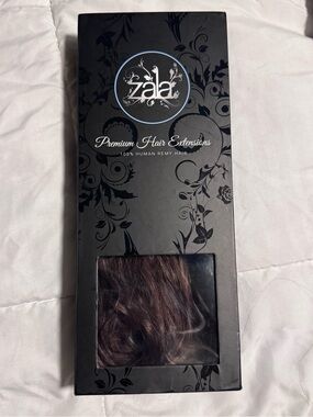 Zala Premium Human Hair clip in Extensions - Chestnut Mocah Brown Remy 18”